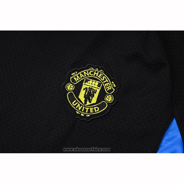 Tracksuit Manchester United Short Sleeve 2025-2026 Black - Shorts